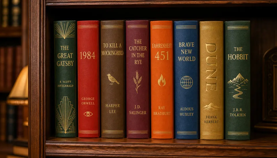 ≈ 8 novels average novels, drawn to scale